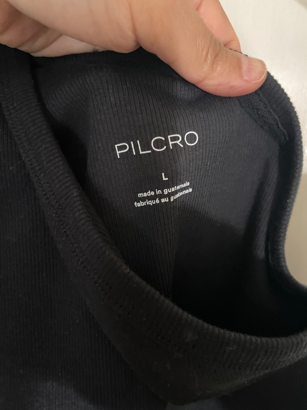 Pilcro Ribbed One-Shoulder Top - Picture 4 of 4